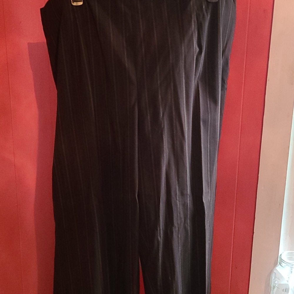 Dark brown stripped pants